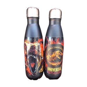 Universal Studios Jurassic World Fallen Kingdom Lava T-Rex Water Bottle